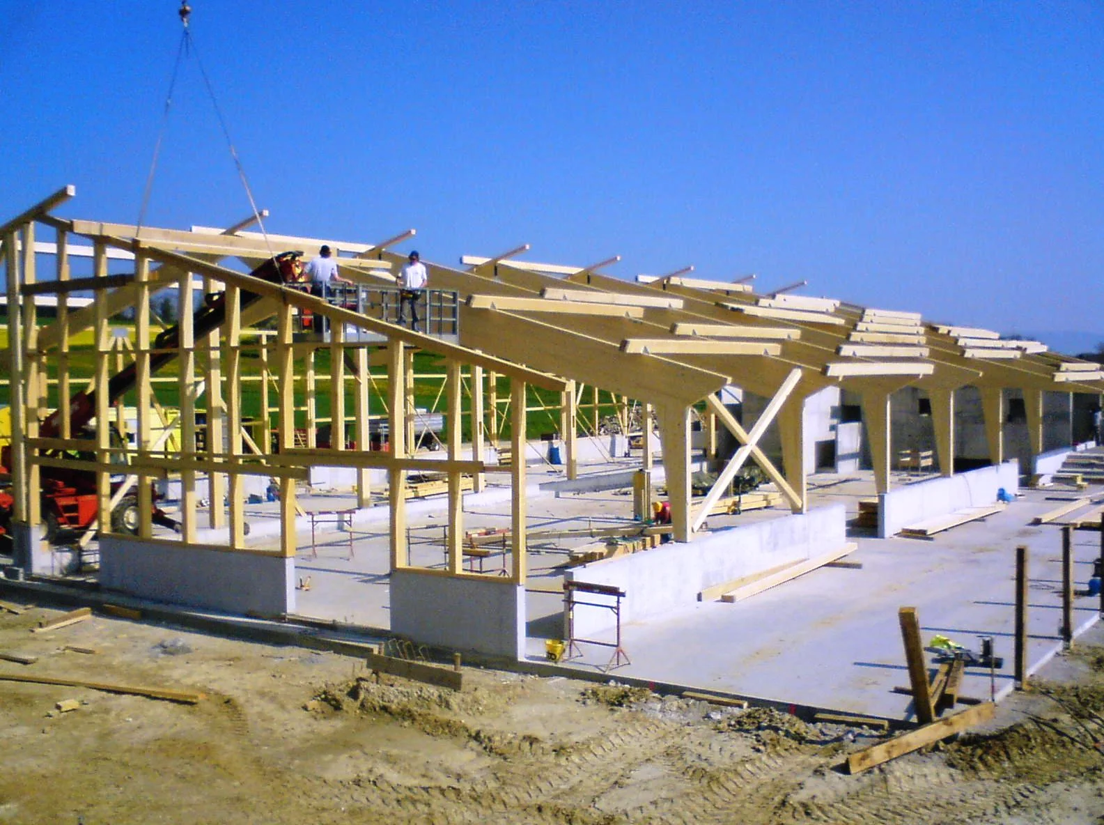 Construction d'une halle agricole